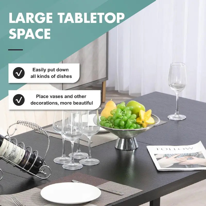 Table à manger en bois