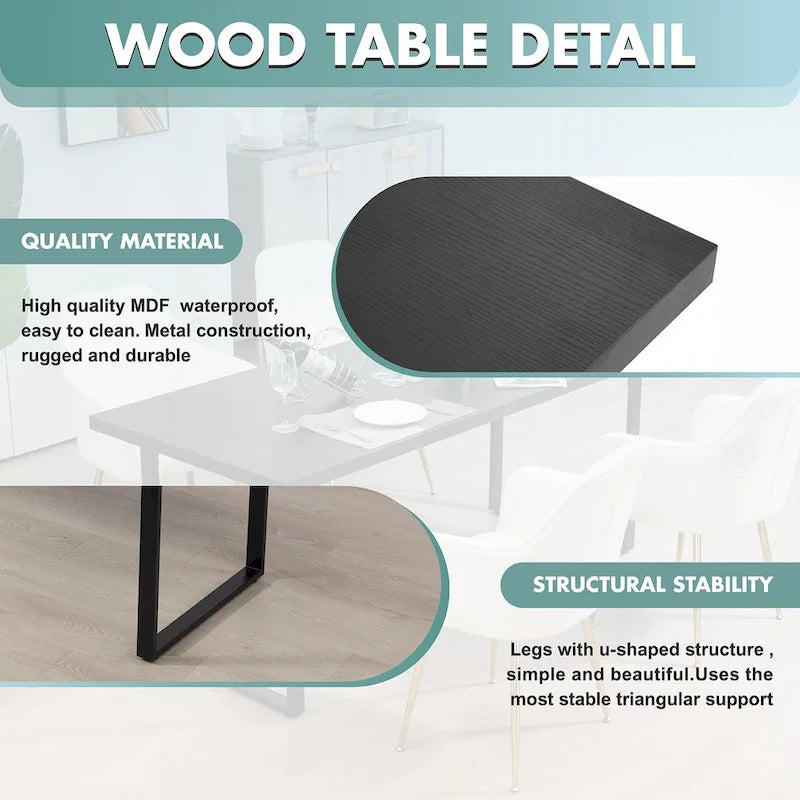 Table à manger en bois