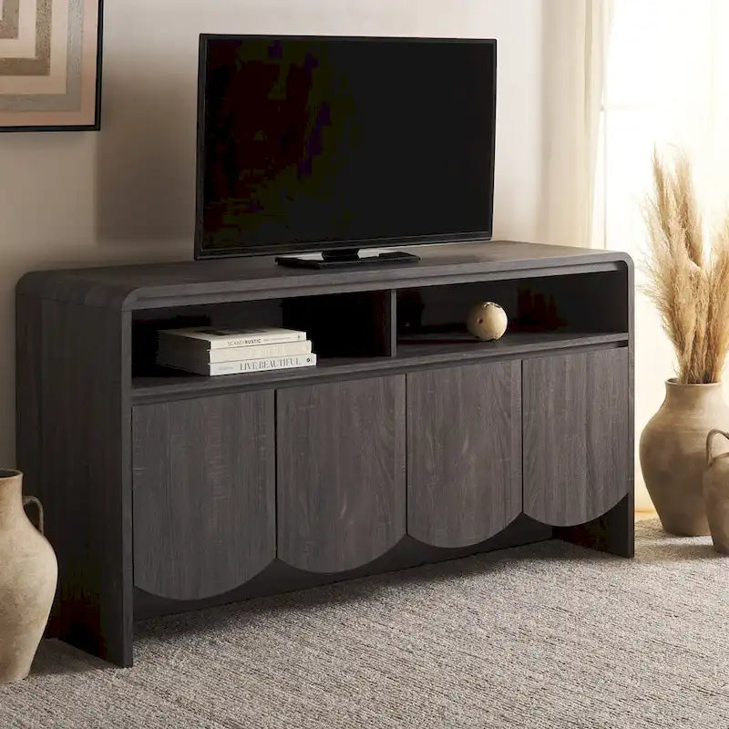 Meuble bas/Meuble TV 4 portes 2 étagères